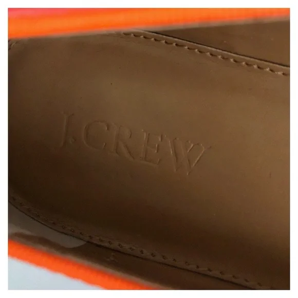 J. CREW NEON LACE BALLET FLATS SIZE 9 - Picture 7 of 10